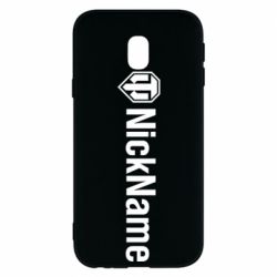 Чехол для Samsung J3 2017 Your nickname World of Tanks - PrintSalon