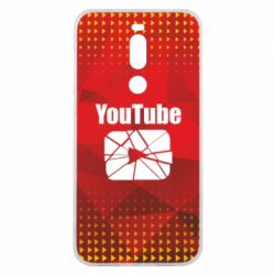 Чехол для Meizu X8 Youtube low poly - PrintSalon