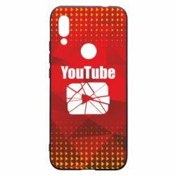 Чехол для Xiaomi Redmi 7 Youtube low poly - PrintSalon