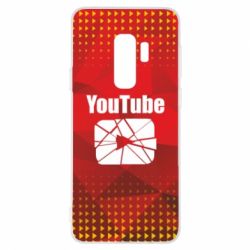 Чехол для Samsung S9+ Youtube low poly - PrintSalon