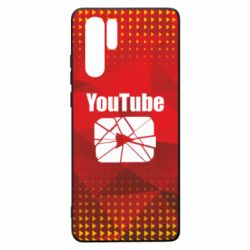 Чехол для Huawei P30 Pro Youtube low poly - PrintSalon