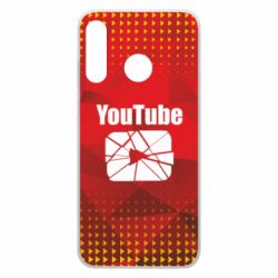 Чехол для Huawei P30 Lite Youtube low poly - PrintSalon