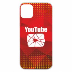 Чехол для iPhone 11 Pro Youtube low poly - PrintSalon