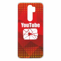 Чехол для Xiaomi Redmi Note 8 Pro Youtube low poly - PrintSalon