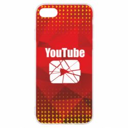 Чехол для iPhone SE 2020 Youtube low poly - PrintSalon