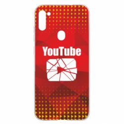 Чехол для Samsung A11/M11 Youtube low poly - PrintSalon
