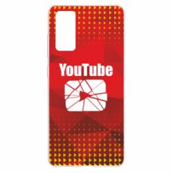 Чехол для Samsung S20 FE Youtube low poly - PrintSalon