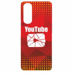 Чехол для Oppo Reno 4 Pro Youtube low poly - PrintSalon