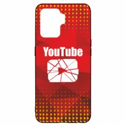 Чехол для Oppo Reno 5 Lite Youtube low poly - PrintSalon