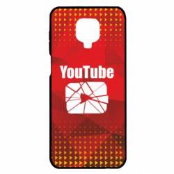 Чехол для Xiaomi Redmi Note 9S/9Pro/9Pro Max Youtube low poly - PrintSalon