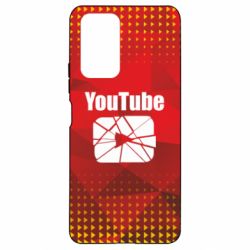 Чехол для Xiaomi Redmi Note 10 Pro Youtube low poly - PrintSalon