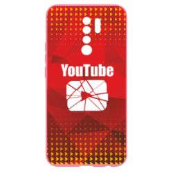 Чехол для Xiaomi Redmi 9 Youtube low poly - PrintSalon