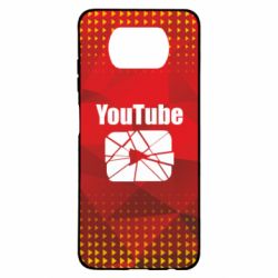 Чехол для Xiaomi Poco X3 Youtube low poly - PrintSalon