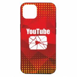 Чехол для iPhone 14 Youtube low poly - PrintSalon
