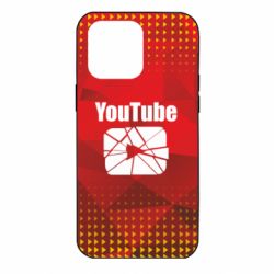 Чехол для iPhone 14 Pro Max Youtube low poly - PrintSalon