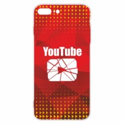 Чехол для iPhone 7 Plus Youtube low poly - PrintSalon