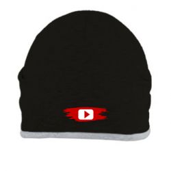 Шапка YouTube paint-PrintSalon Шапка YouTube paint