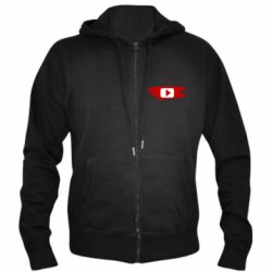 Чоловічі худі на блискавці YouTube paint