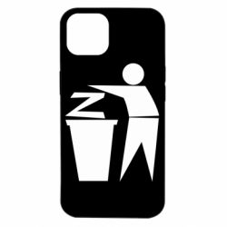 Чехол для iPhone 14 Z is a trash - PrintSalon