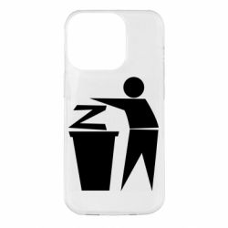 Чехол для iPhone 14 Pro Z is a trash - PrintSalon