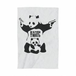 Полотенце с принтом За рулем мать - PrintSalon