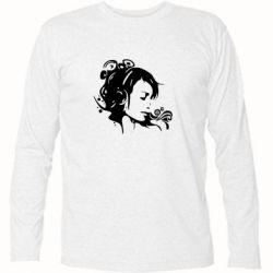 Футболка с длинным рукавом Загадка - PrintSalon