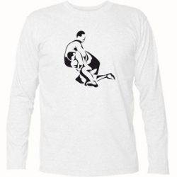 Футболка з довгим рукавом Захоплення в боротьбі-PrintSalon Футболка з довгим рукавом Захоплення в боротьбі