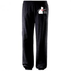 Штаны Зато кот меня любит - PrintSalon