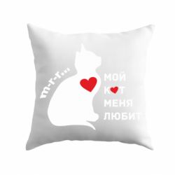 Подушка Зате кіт мене любить-PrintSalon Подушка Зате кіт мене любить