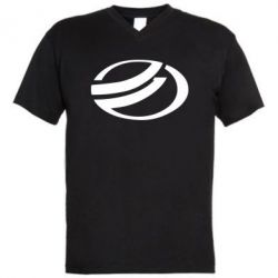 Мужская футболка  с V-образным вырезом ZAZ - PrintSalon