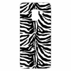 Чехол для Samsung A8 2018 Zebra skin - PrintSalon