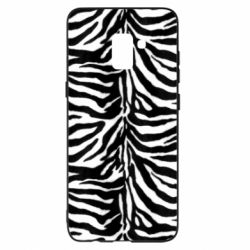 Чехол для Samsung A8+ 2018 Zebra skin - PrintSalon
