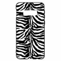 Чехол для Samsung S10e Zebra skin - PrintSalon
