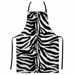 Фартук с 3D принтом Zebra skin - PrintSalon