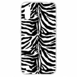 Чехол для Samsung A01/M01 Zebra skin - PrintSalon