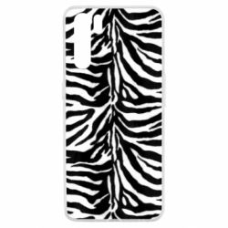 Чехол для Oppo A91/Reno3 Zebra skin - PrintSalon