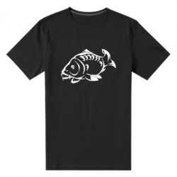 Мужская футболка премиум Зеркальный карп - PrintSalon