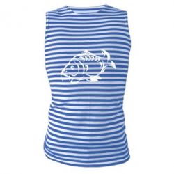 Майка-тельняшка Зеркальный карп - PrintSalon