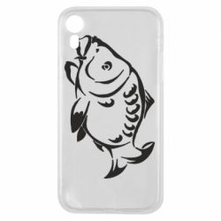 Чехол для iPhone XR Зеркальный карп