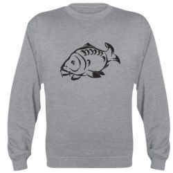 Cвитшот Зеркальный карп - PrintSalon