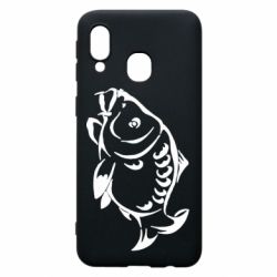 Чехол для Samsung A40 Зеркальный карп - PrintSalon