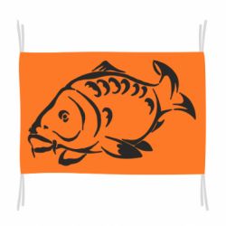 Флаг Зеркальный карп - PrintSalon