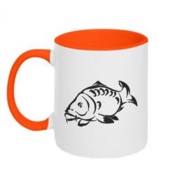 Чашка двокольорова Дзеркальний карп