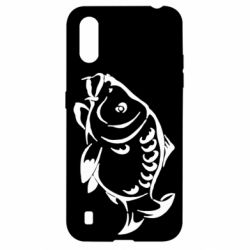 Чехол для Samsung A01/M01 Зеркальный карп - PrintSalon