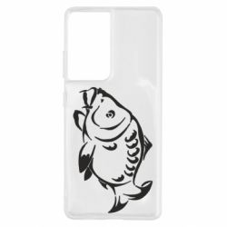 Чехол для Samsung S21 Ultra Зеркальный карп - PrintSalon