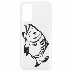 Чехол для Oppo Reno 4 Зеркальный карп - PrintSalon