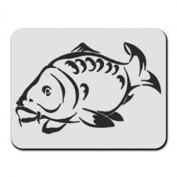 Коврик для мыши Зеркальный карп - PrintSalon