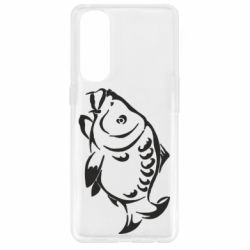 Чехол для Oppo Reno 4 Pro Зеркальный карп - PrintSalon