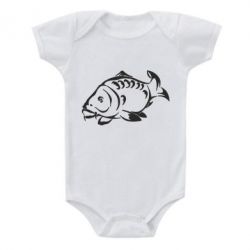 Детский бодик Зеркальный карп - PrintSalon