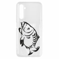 Чехол для Realme 6 Зеркальный карп - PrintSalon